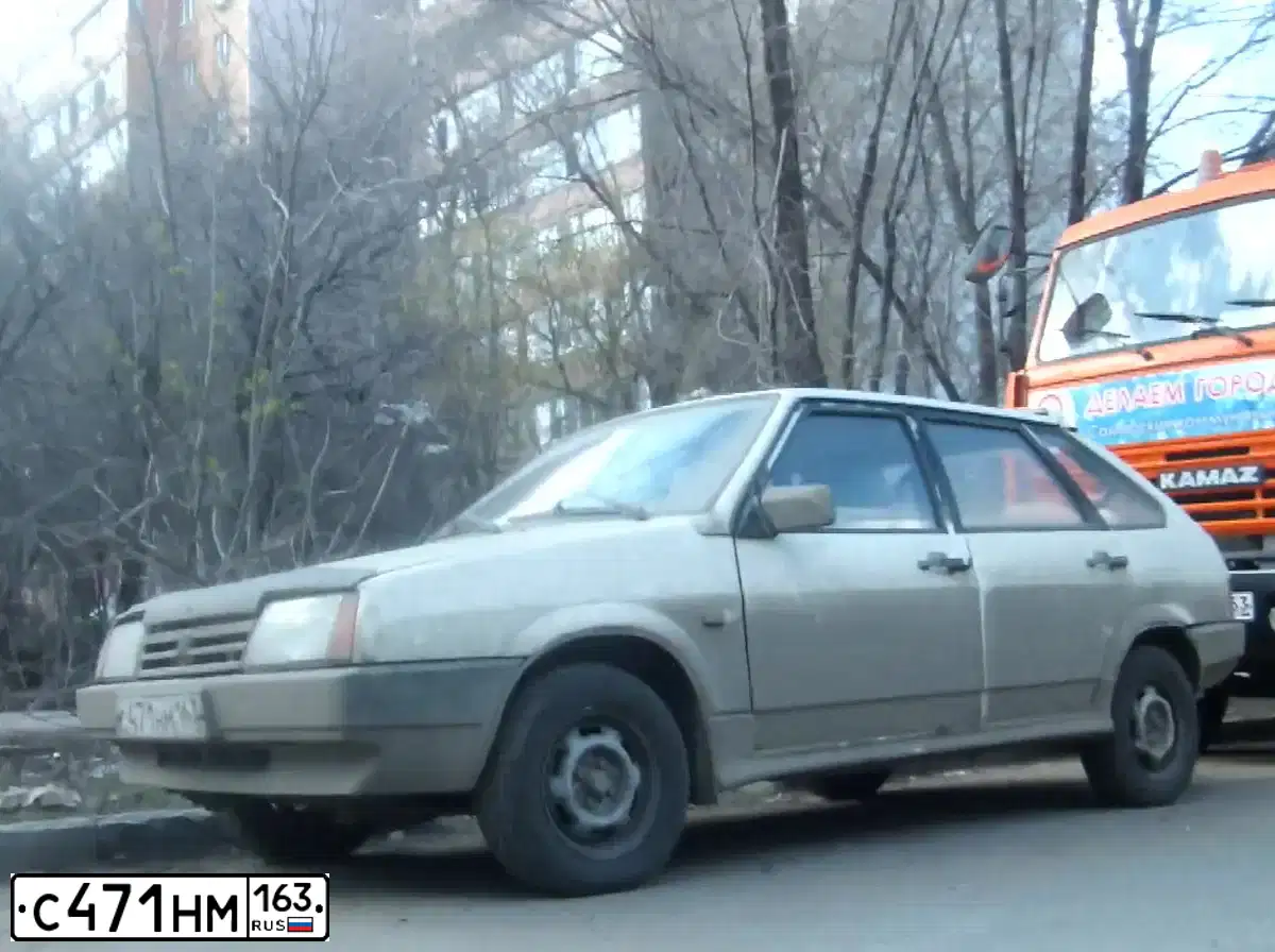 Фото автомобиля LADA 2109 SAMARA, 1995 — госномер С471НМ163. Цвет: БЕЛЫЙ