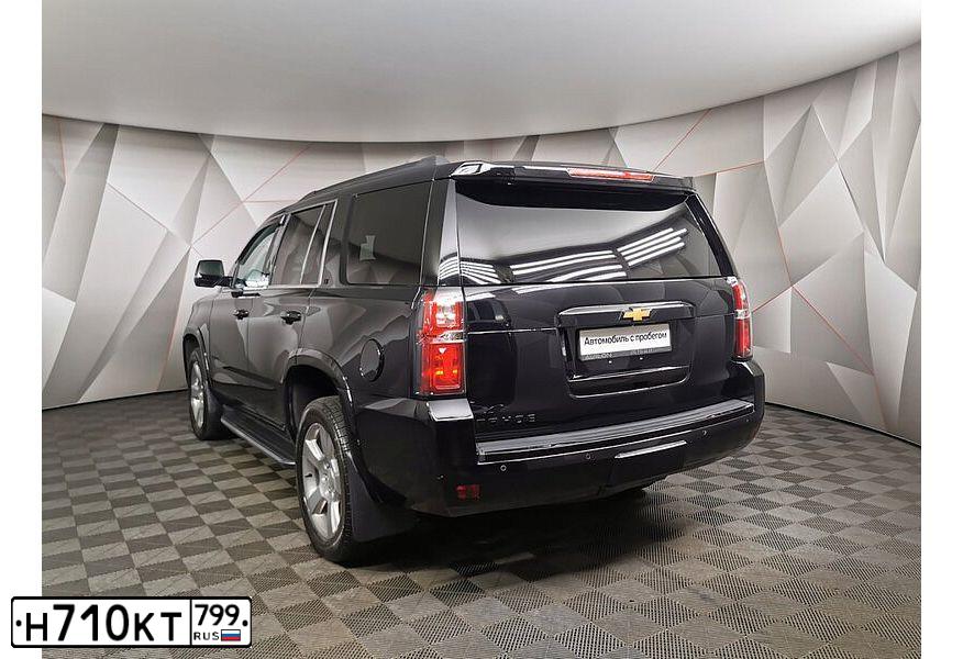 Фото автомобиля CHEVROLET TAHOE, 2018 — госномер А361ВЕ977. Цвет: ЧЕРНЫЙ