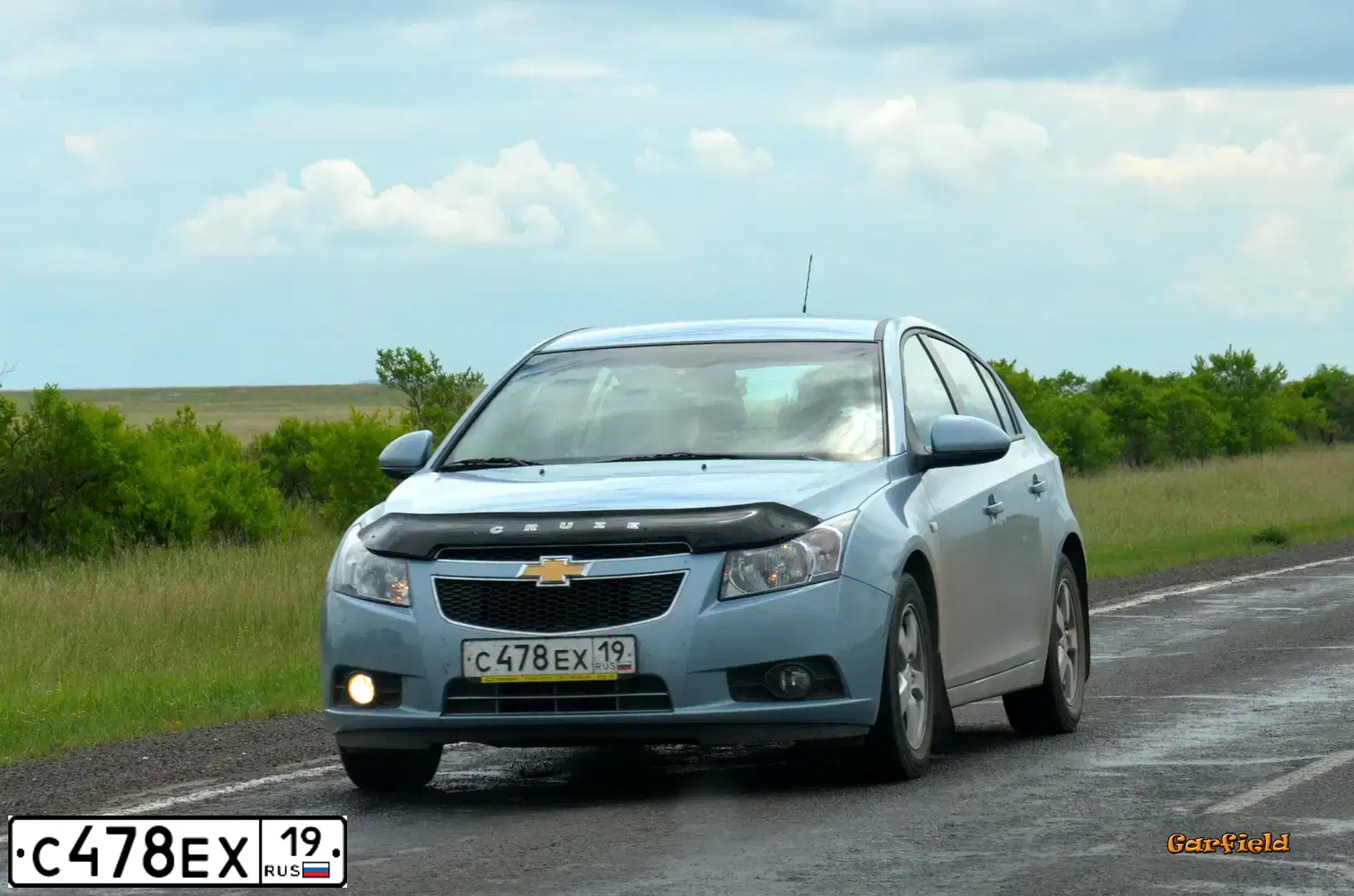 Фото автомобиля GAZ 3302 GAZEL, 2009 — госномер С478ЕХ124. Цвет: Белый