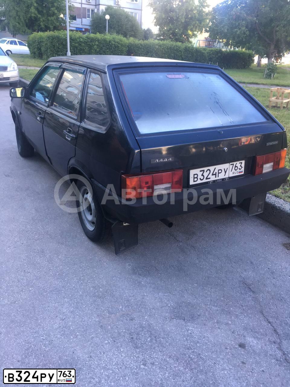 Фото автомобиля LADA 2109 SAMARA, 1987 — госномер В324РУ763. Цвет: СЕРЕБРИСТО-СЕРО-ЧЕРНЫЙ