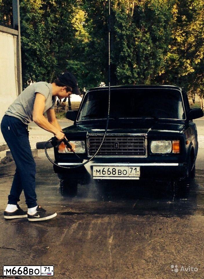 Фото автомобиля LADA 2107, 2007 — госномер М668ВО71. Цвет: Темно-зеленый