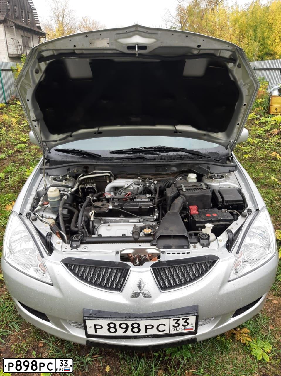 Фото автомобиля MITSUBISHI LANCER, 2006 — госномер А820АО181. Цвет: Серебристый