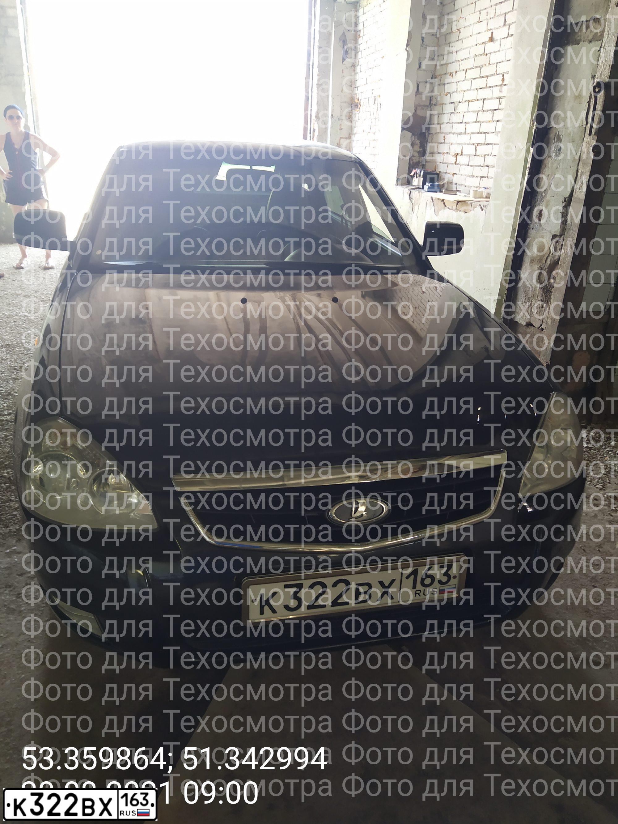 Фото автомобиля LADA 2172 PRIORA, 2008 — госномер К322ВХ163. Цвет: ГРАФИТОВЫЙ МЕТАЛЛИК