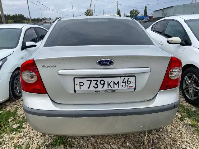 Фото автомобиля FORD D FOCUS, 2007 — госномер Р739КМ46. Цвет: Серебристый