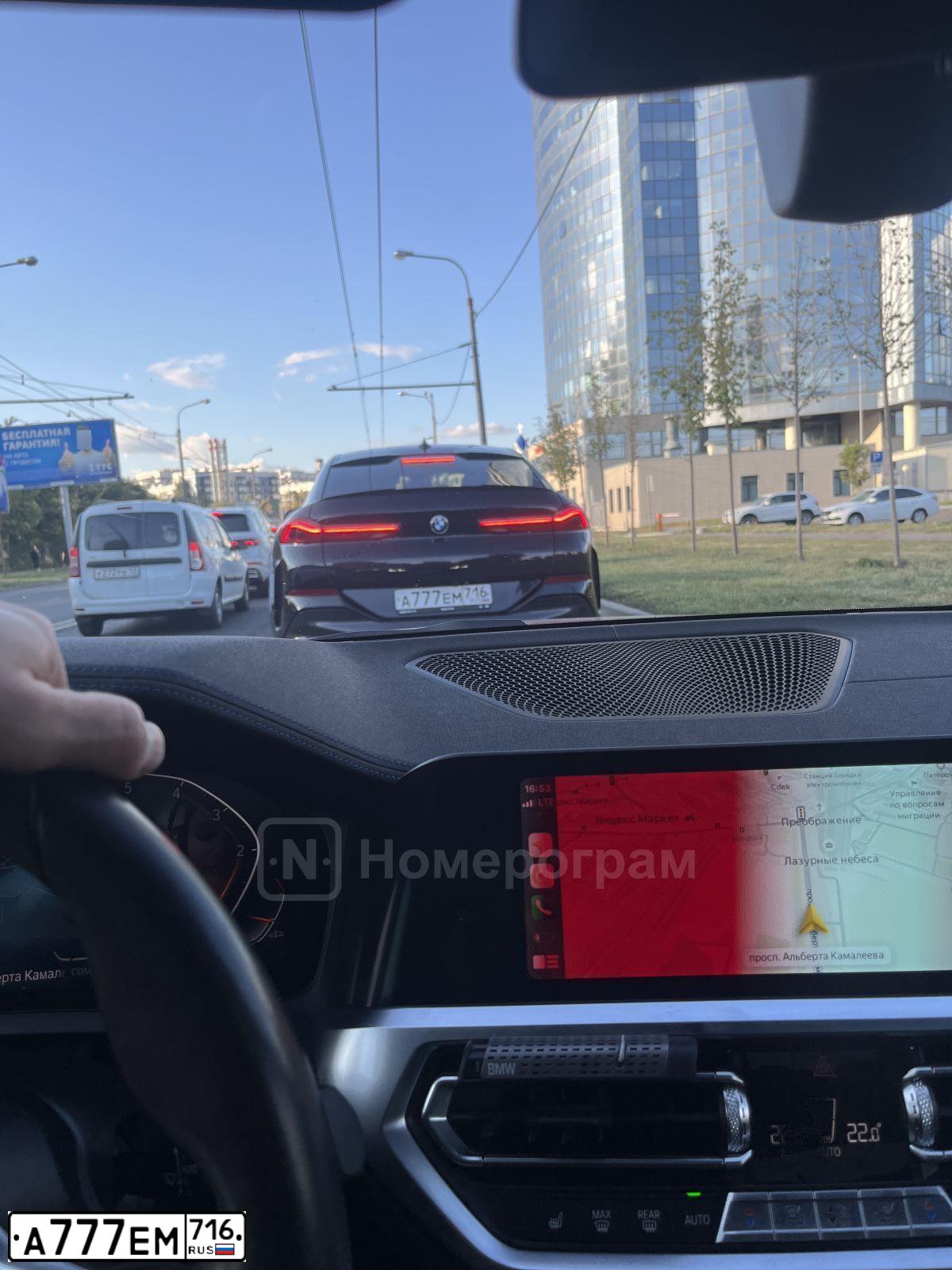 Фото автомобиля KIA SPORTAGE, 2020 — госномер А777ЕМ716. Цвет: ЧЕРНЫЙ