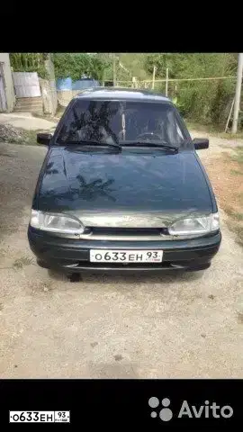 Фото автомобиля LADA 2114 SAMARA, 2006 — госномер О633ЕН93. Цвет: ЗОЛОТИСТЫЙ ТЕМНО-ЗЕЛЕНЫЙ