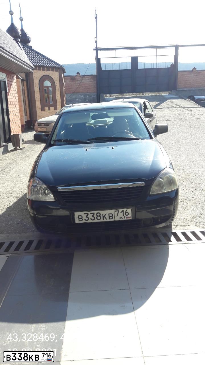 Фото автомобиля LADA 2170 PRIORA, 2008 — госномер К517КН116. Цвет: ГРАФИТОВЫЙ МЕТАЛЛИК