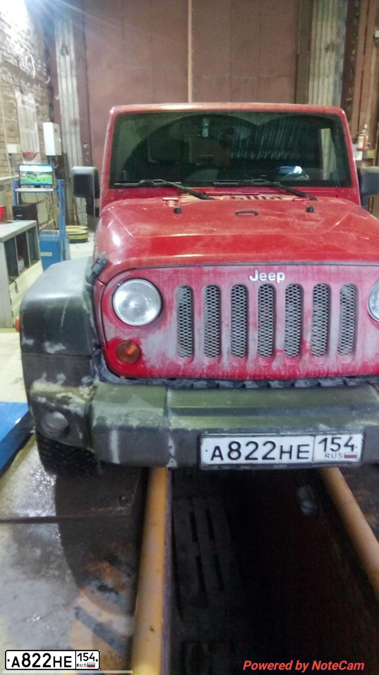 Фото автомобиля JEEP Wrangler, 2009 — госномер А822НЕ154