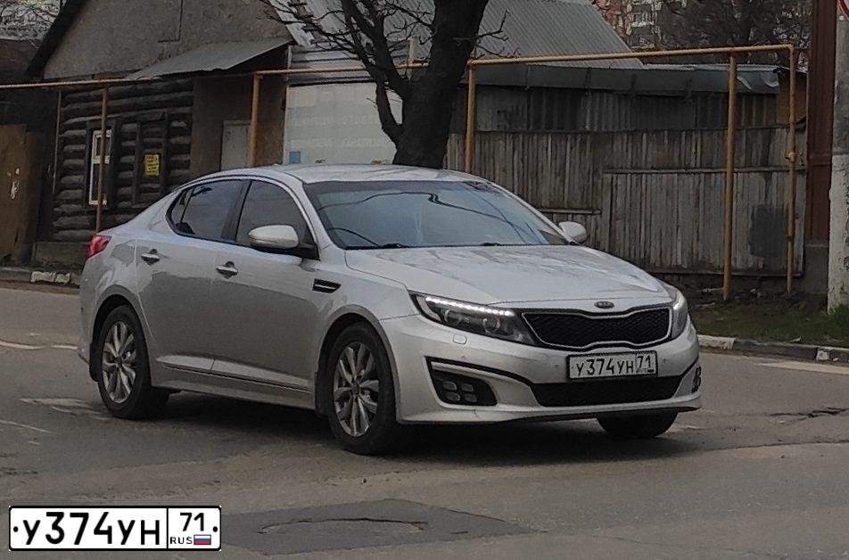 Фото автомобиля KIA MAGENTIS / OPTIMA, 2014 — госномер Н057УУ40. Цвет: Серебристый