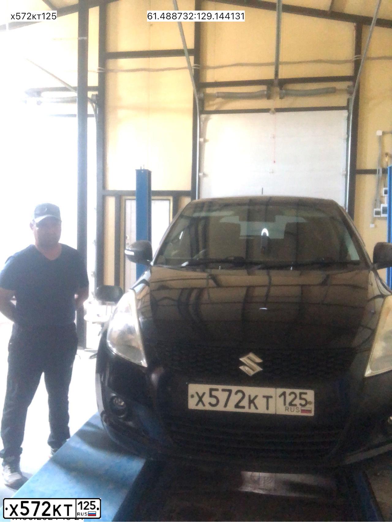 Фото автомобиля SUZUKI SWIFT, 2010 — госномер А683НР14