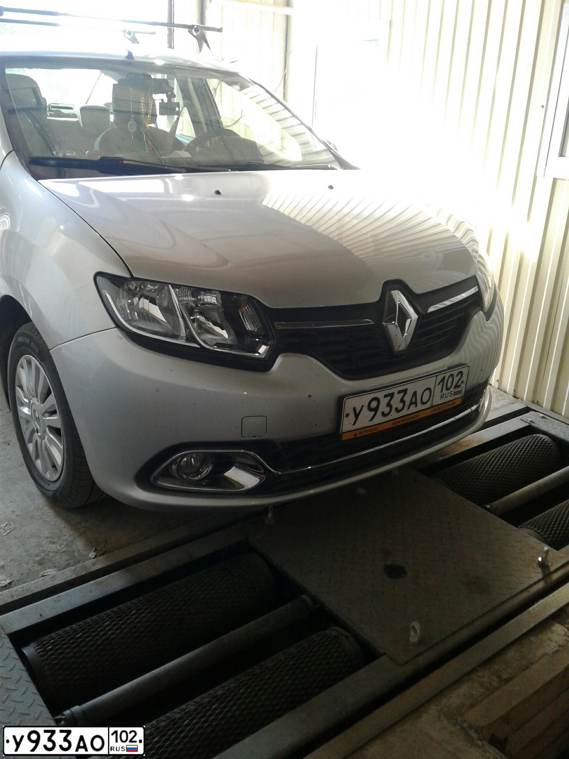 Фото автомобиля RENAULT LOGAN, 2016 — госномер К923СН702. Цвет: СВЕТЛО-СЕРЫЙ