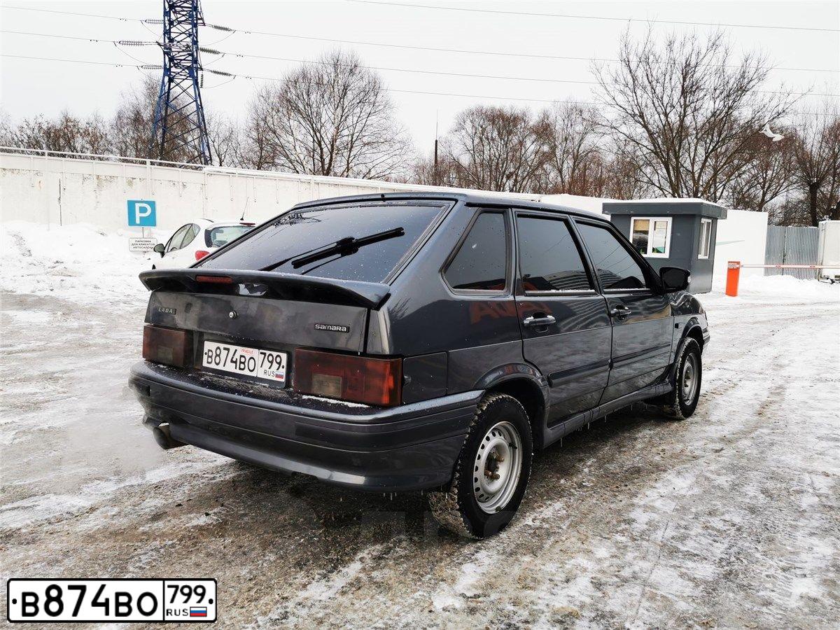 Фото автомобиля LADA 211440 LADA SAMARA, 2013 — госномер Е327КВ702. Цвет: СЕРЕБРИСТО-ТЕМНО-СЕРЫЙ
