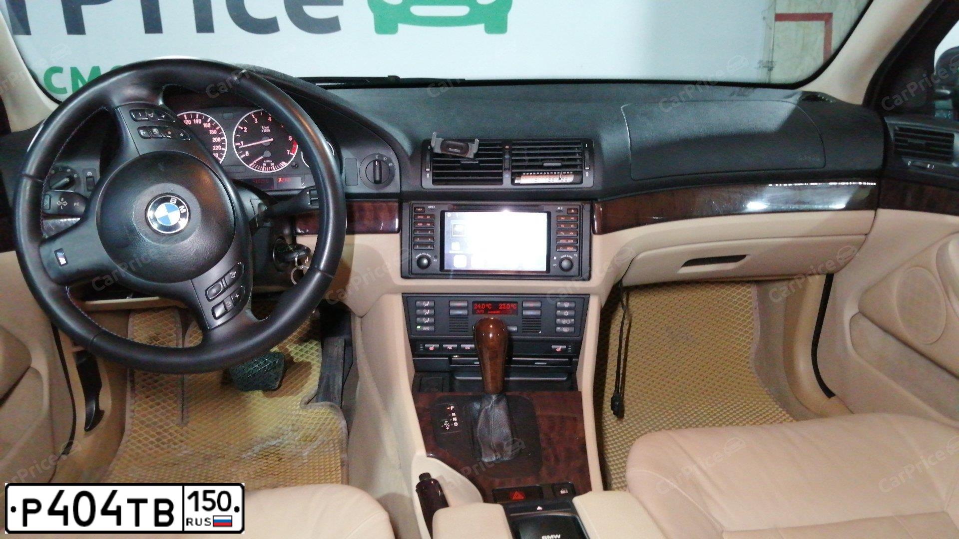 Фото автомобиля BMW SERIE 5, 2002 — госномер Р404ТВ150. Цвет: ЧЕРНЫЙ