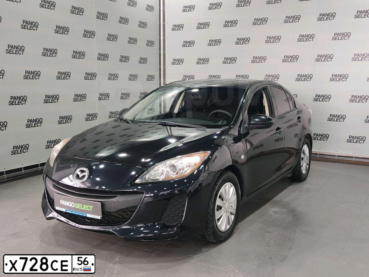 Фото автомобиля MAZDA 3, 2011 — госномер Х728СЕ56. Цвет: ЧЕРНЫЙ