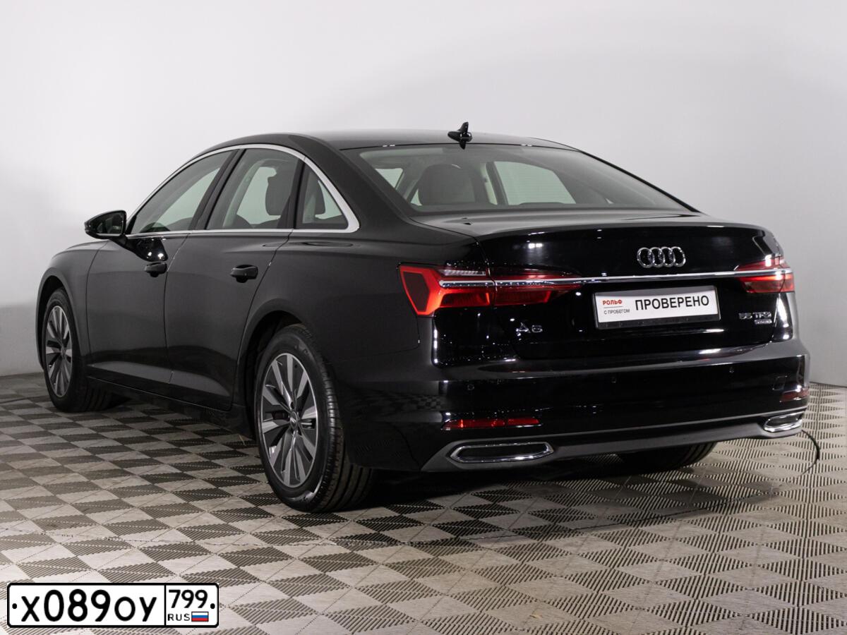 Фото автомобиля AUDI A6, 2018 — госномер К829СТ147. Цвет: ЧЕРНЫЙ
