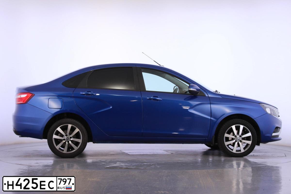 Фото автомобиля LADA VESTA GFL440, 2021 — госномер Н893ВМ323. Цвет: синий