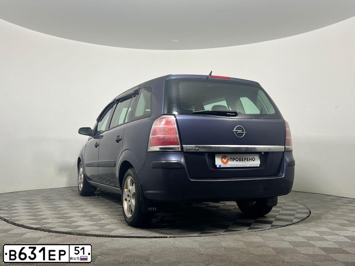 Фото автомобиля OPEL ZAFIRA, 2007 — госномер М093АЕ53. Цвет: ТЕМНО-СЕРЫЙ
