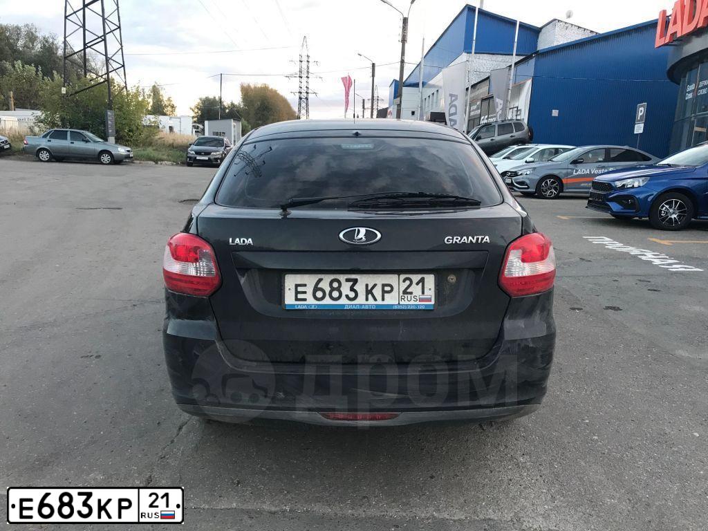 Фото автомобиля LADA 2191 GRANTA, 2014 — госномер Е062ХТ716. Цвет: ЧЕРНЫЙ