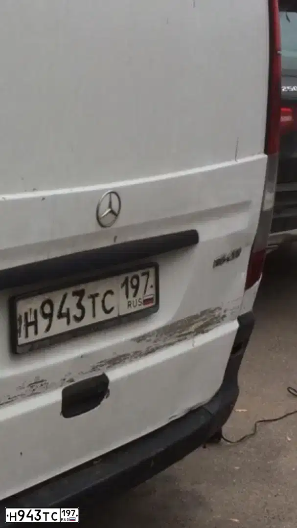 Фото автомобиля MERCEDES VITO, 2009 — госномер А734СО797. Цвет: БЕЛЫЙ