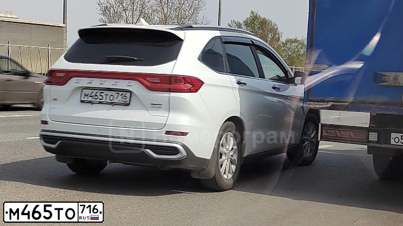 Фото автомобиля HAVAL M6, 2023 — госномер М765РК702