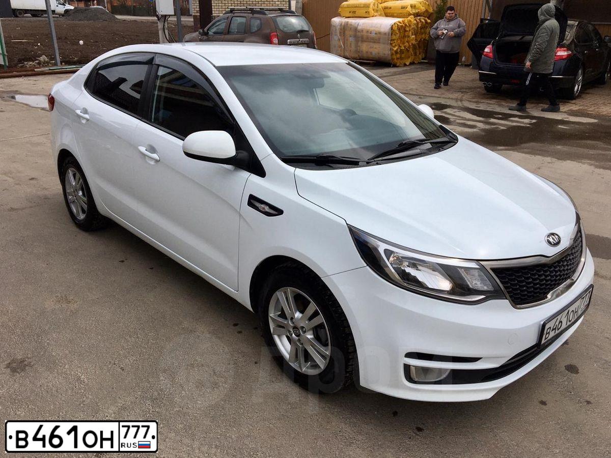 Фото автомобиля KIA RIO, 2015 — госномер Т778ЕХ180. Цвет: Белый
