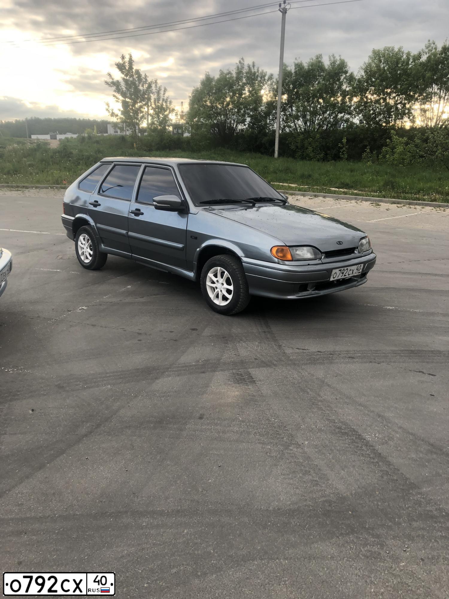 Фото автомобиля LADA 2114 SAMARA, 2011 — госномер С655МС40. Цвет: средний серо-зеленый металлик