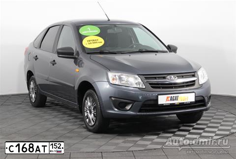 Фото автомобиля LADA 2191 GRANTA, 2015 — госномер С168АТ152. Цвет: СЕРЕБРИСТО-ТЕМНО-СЕРЫЙ