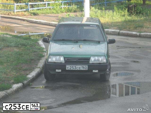 Фото автомобиля LADA 2109 SAMARA, 1999 — госномер С253СЕ163. Цвет: СЕРЕБРИСТО-ЯРКО-ЗЕЛЕНЫЙ