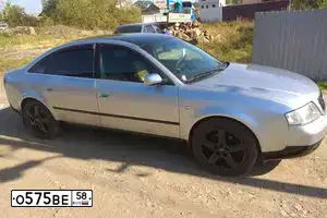 Фото автомобиля AUDI A6, 1998 — госномер М170КА164. Цвет: БЕЛЫЙ (СЕРЕБРИСТЫЙ)