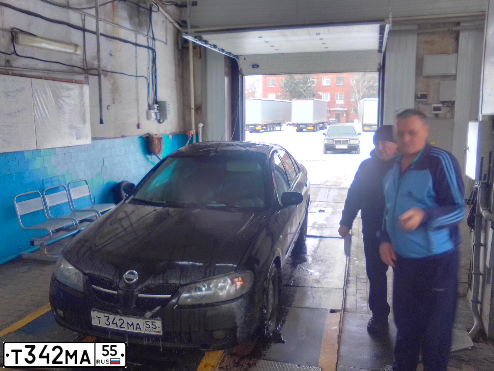 Фото автомобиля NISSAN ALMERA, 2005 — госномер Х272УР55. Цвет: ЧЕРНЫЙ
