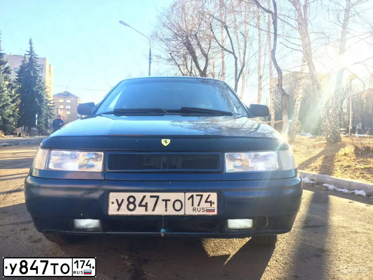 Фото автомобиля LADA 2112 LADA, 2004 — госномер У847ТО174. Цвет: СИНЕ-ЗЕЛЕНЫЙ