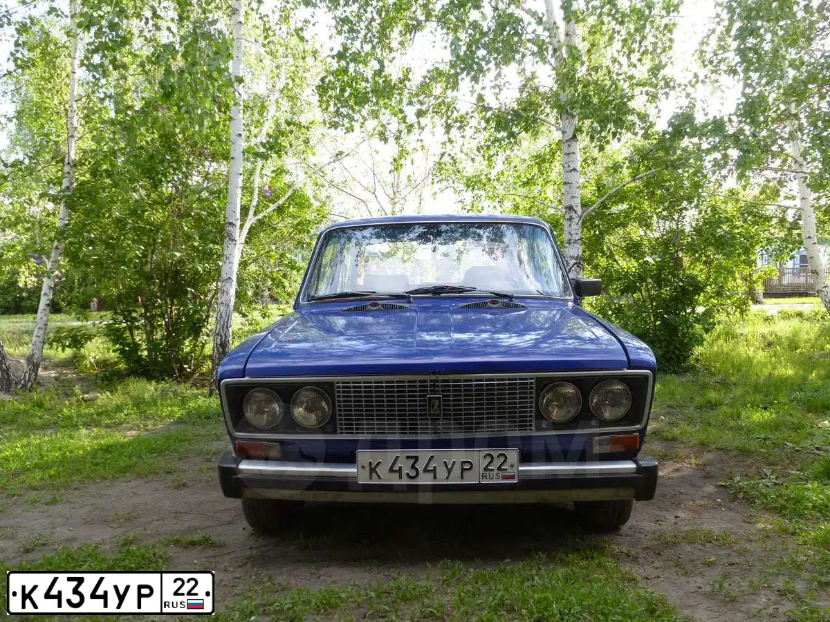 Фото автомобиля LADA 2106, 1996 — госномер К434УР22. Цвет: ГОЛУБОЙ