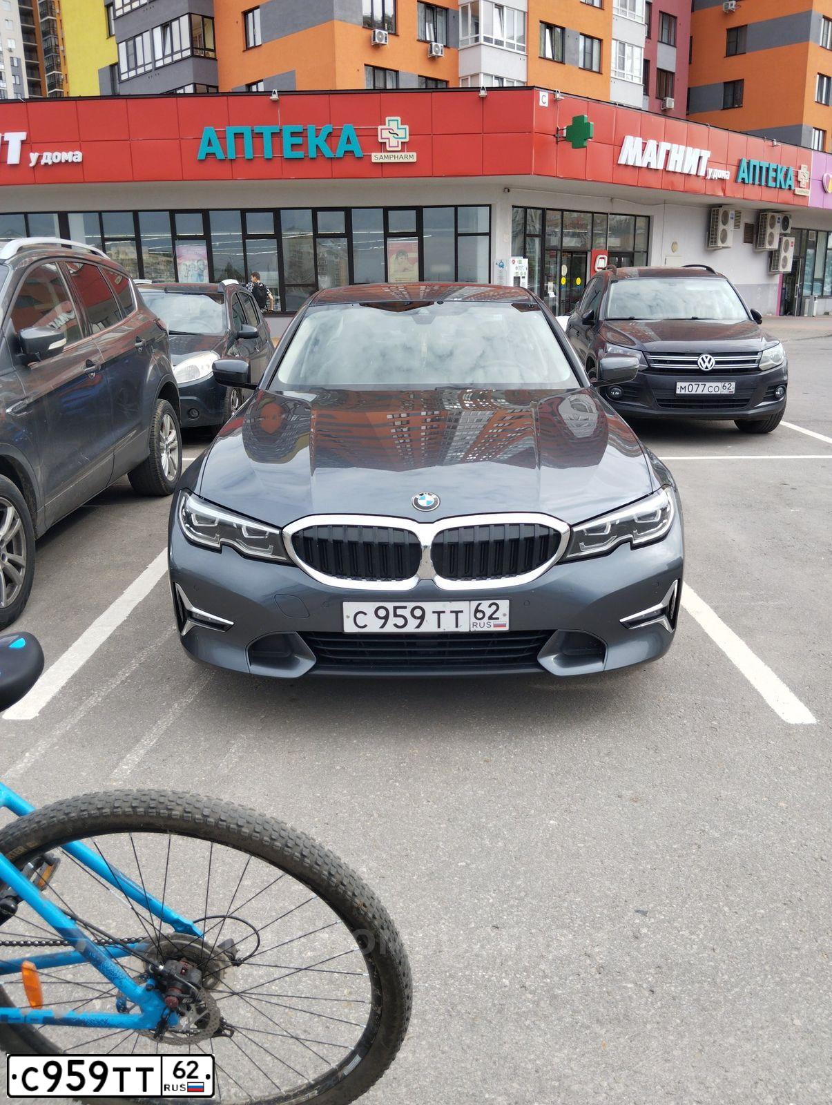 Фото автомобиля BMW 3 серия, 2019 — госномер С959ТТ62