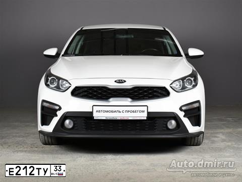 Фото автомобиля KIA CERATO, 2019 — госномер Т384ТО33. Цвет: Белый