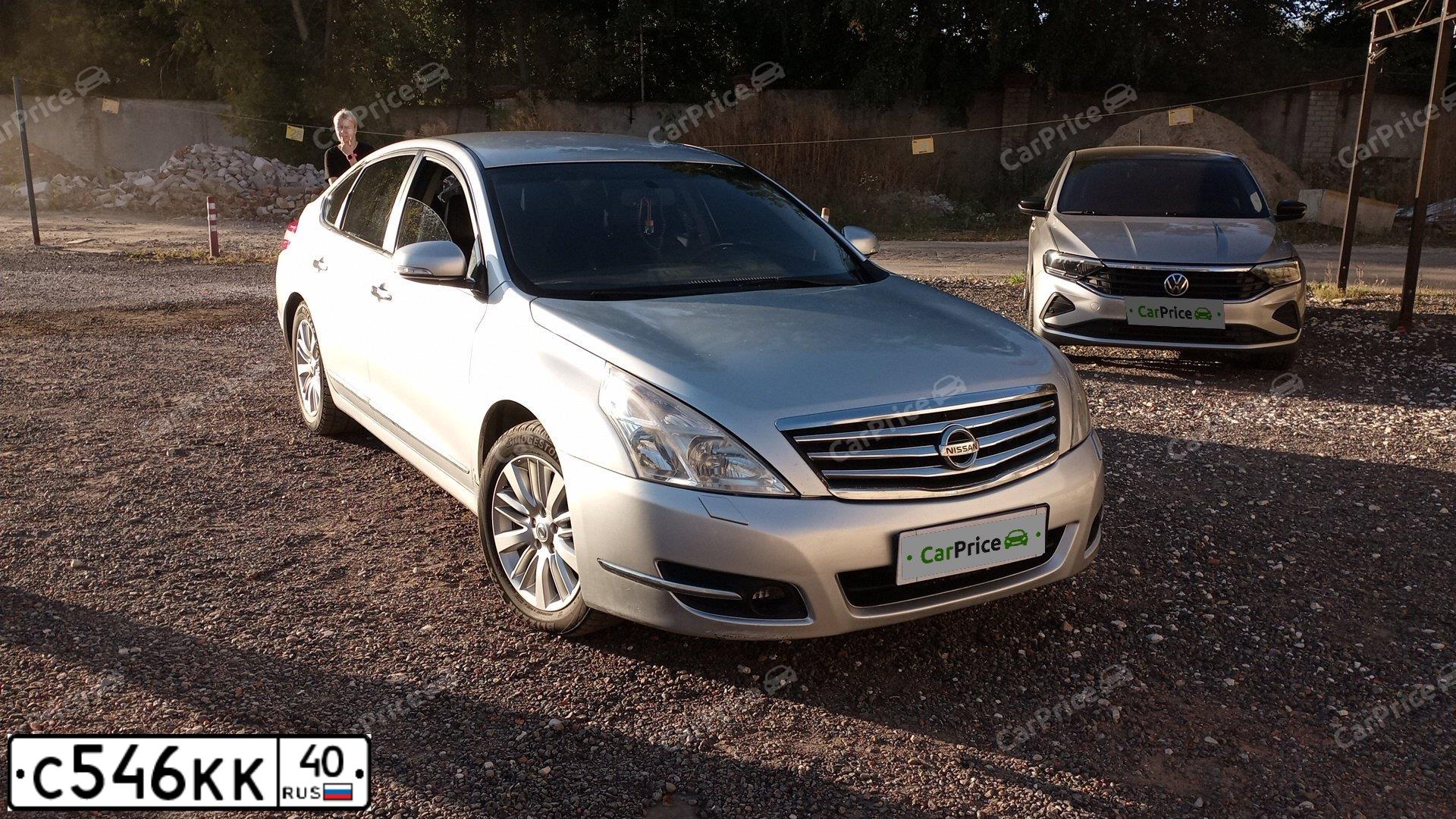Фото автомобиля NISSAN TEANA, 2008 — госномер В848ХА790. Цвет: СЕРЕБРИСТЫЙ