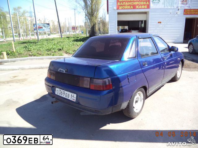 Фото автомобиля LADA 2110, 2000 — госномер К858ХК64. Цвет: СИНИЙ
