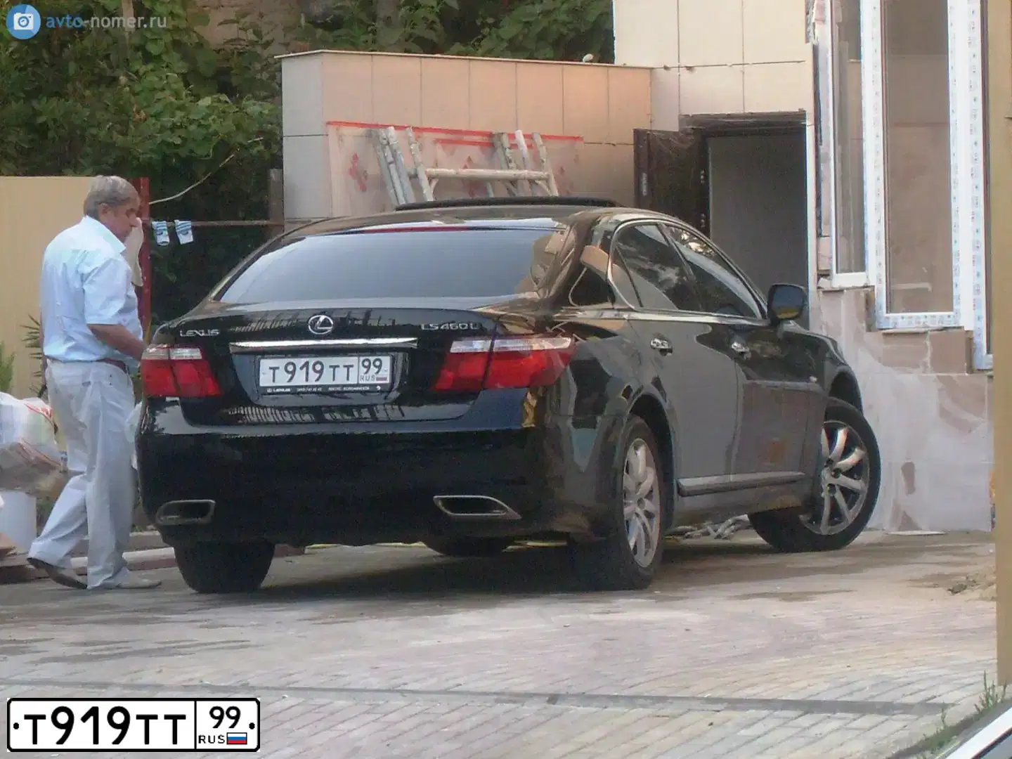 Фото автомобиля LEXUS LS, 2007 — госномер Т919ТТ99. Цвет: ЧЕРНЫЙ