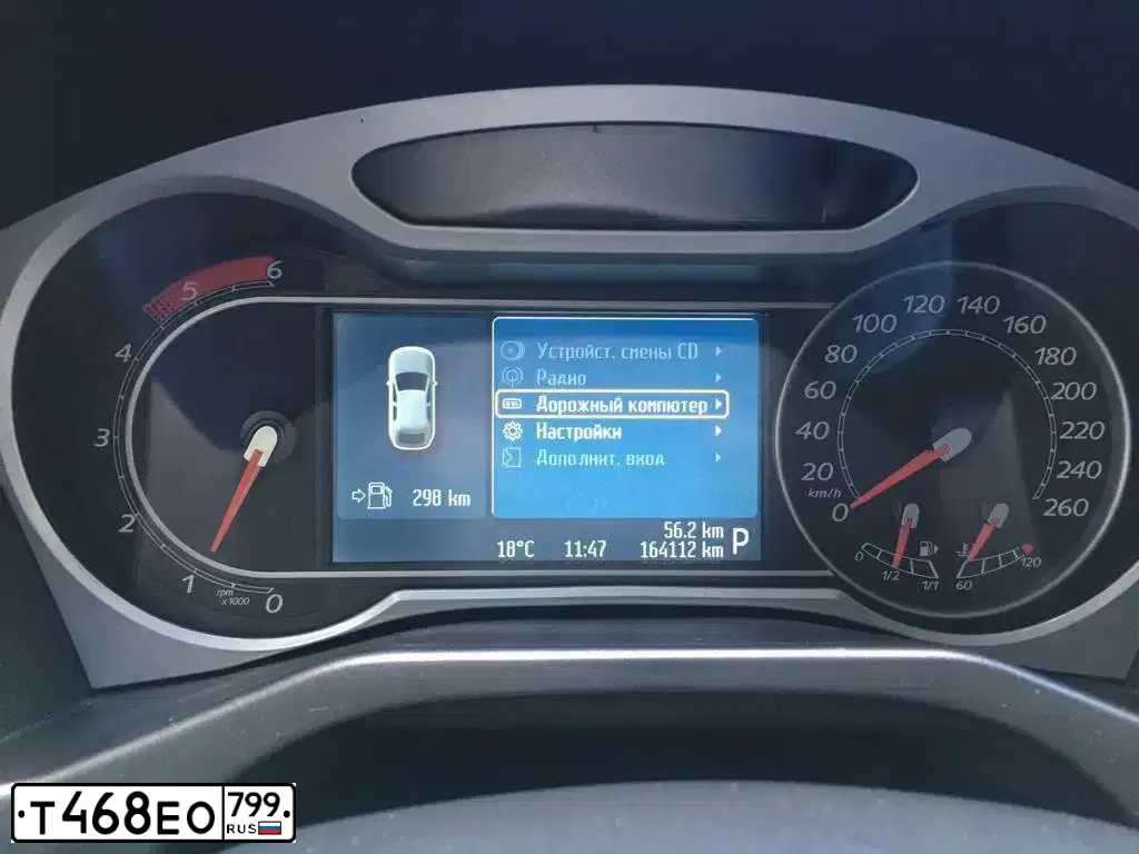 Фото автомобиля FORD MONDEO, 2008 — госномер Т468ЕО799. Цвет: ЧЕРНЫЙ