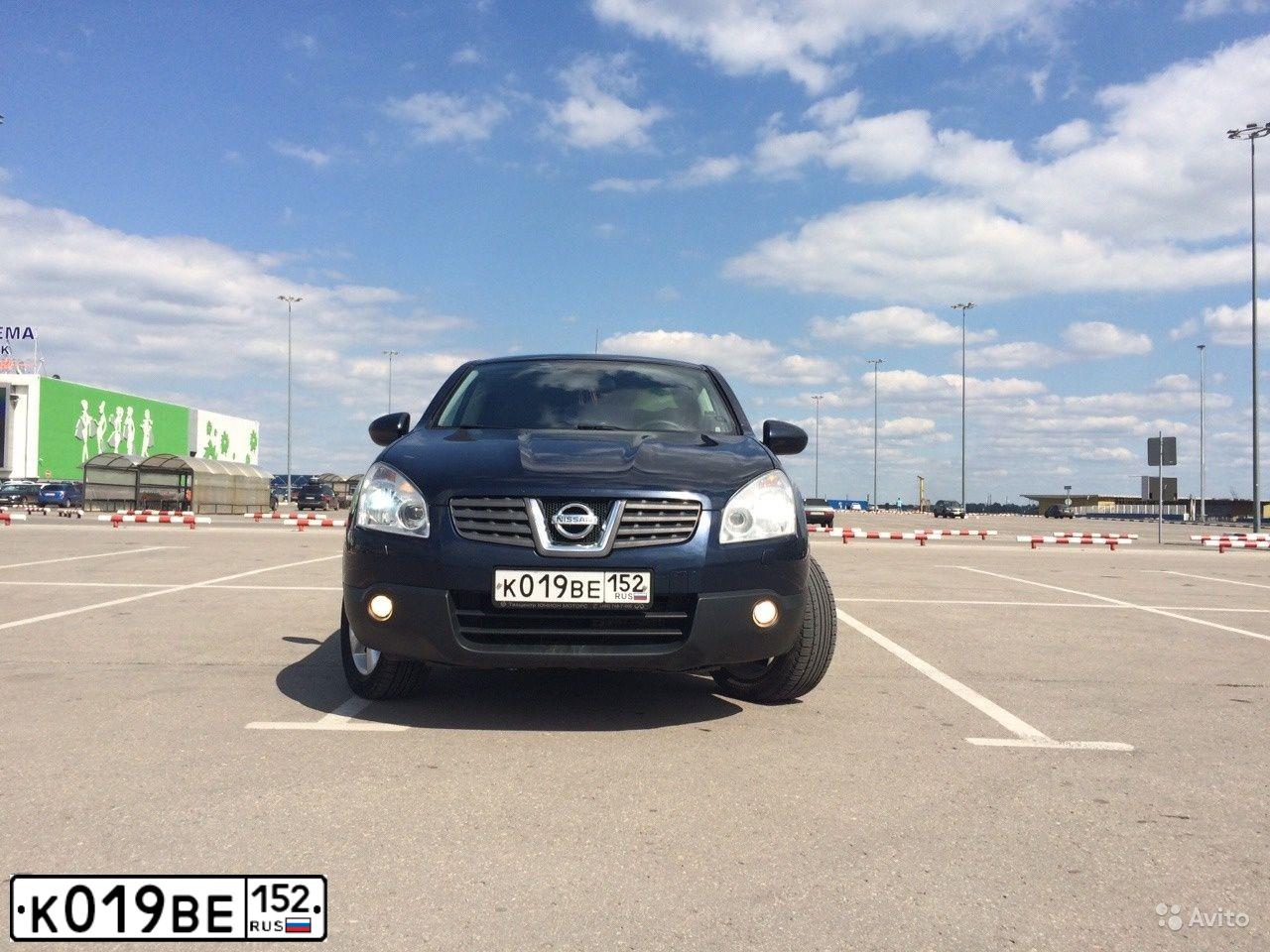 Фото автомобиля NISSAN QASHQAI, 2007 — госномер М895ТК67. Цвет: Темно-синий