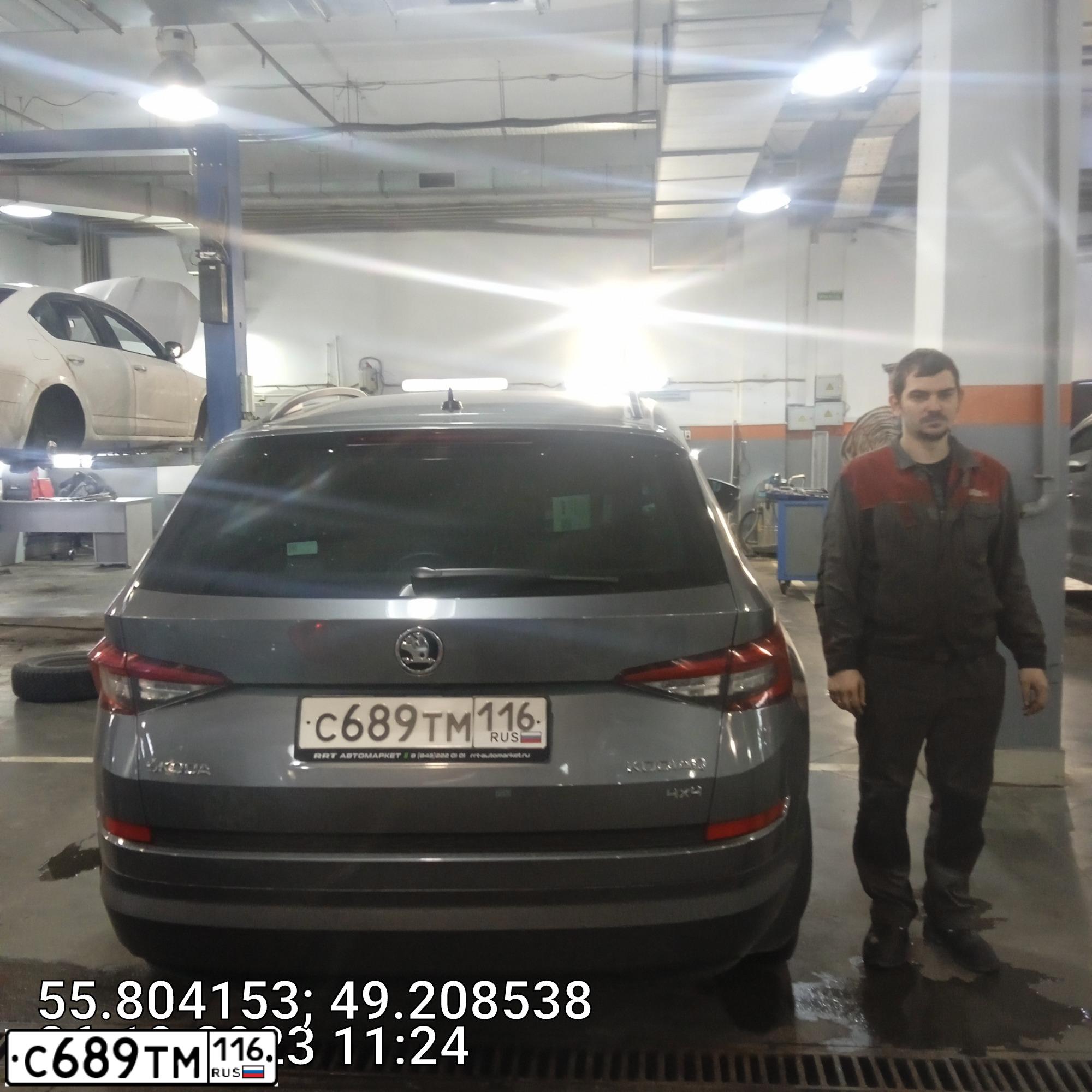 Фото автомобиля SKODA KODIAQ, 2018 — госномер М475ТС716