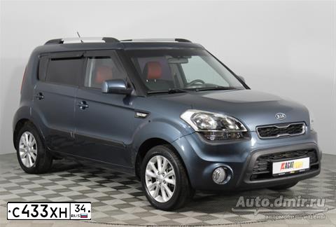 Фото автомобиля KIA SOUL, 2012 — госномер К696ОР164. Цвет: синий
