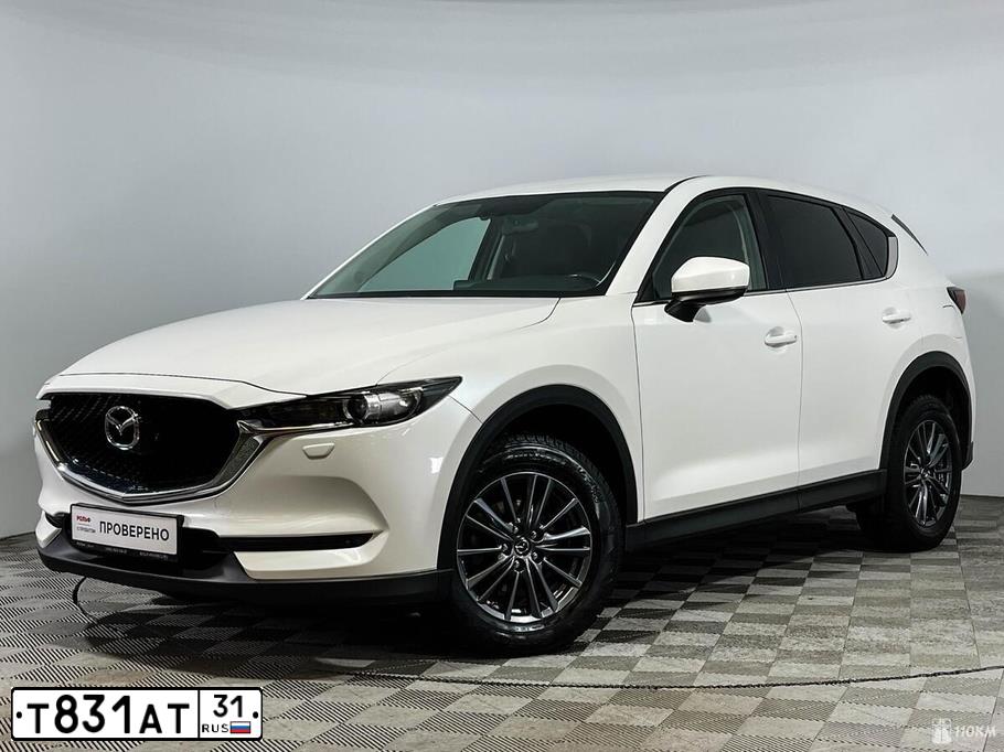 Фото автомобиля MAZDA CX-5, 2018 — госномер Т361ТХ31. Цвет: Коричневый