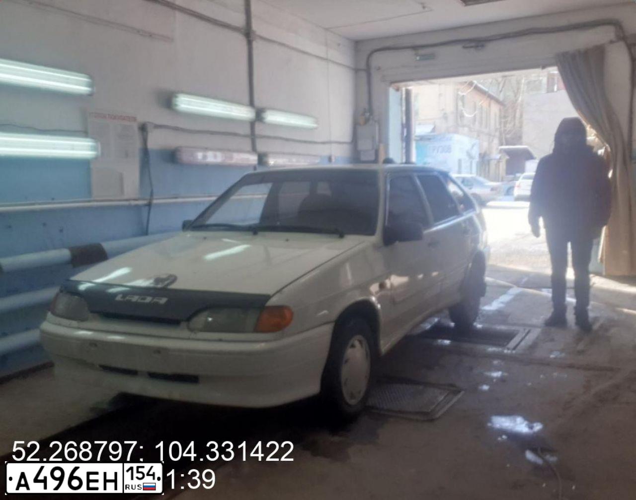 Фото автомобиля LADA 2114, 2011 — госномер С679РК142. Цвет: Белый