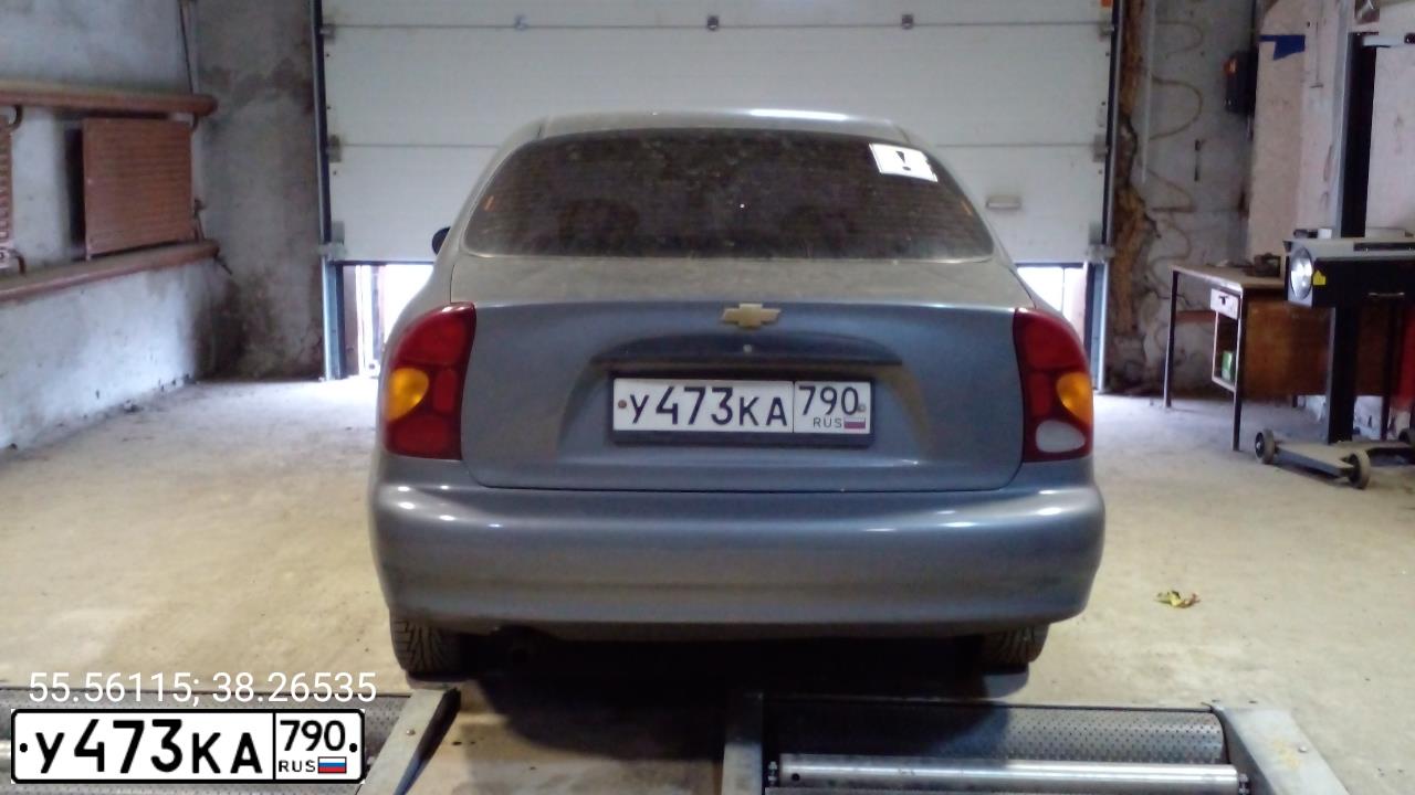 Фото автомобиля ZAZ LANOS, 2008 — госномер Н515ВР40. Цвет: СЕРЫЙ