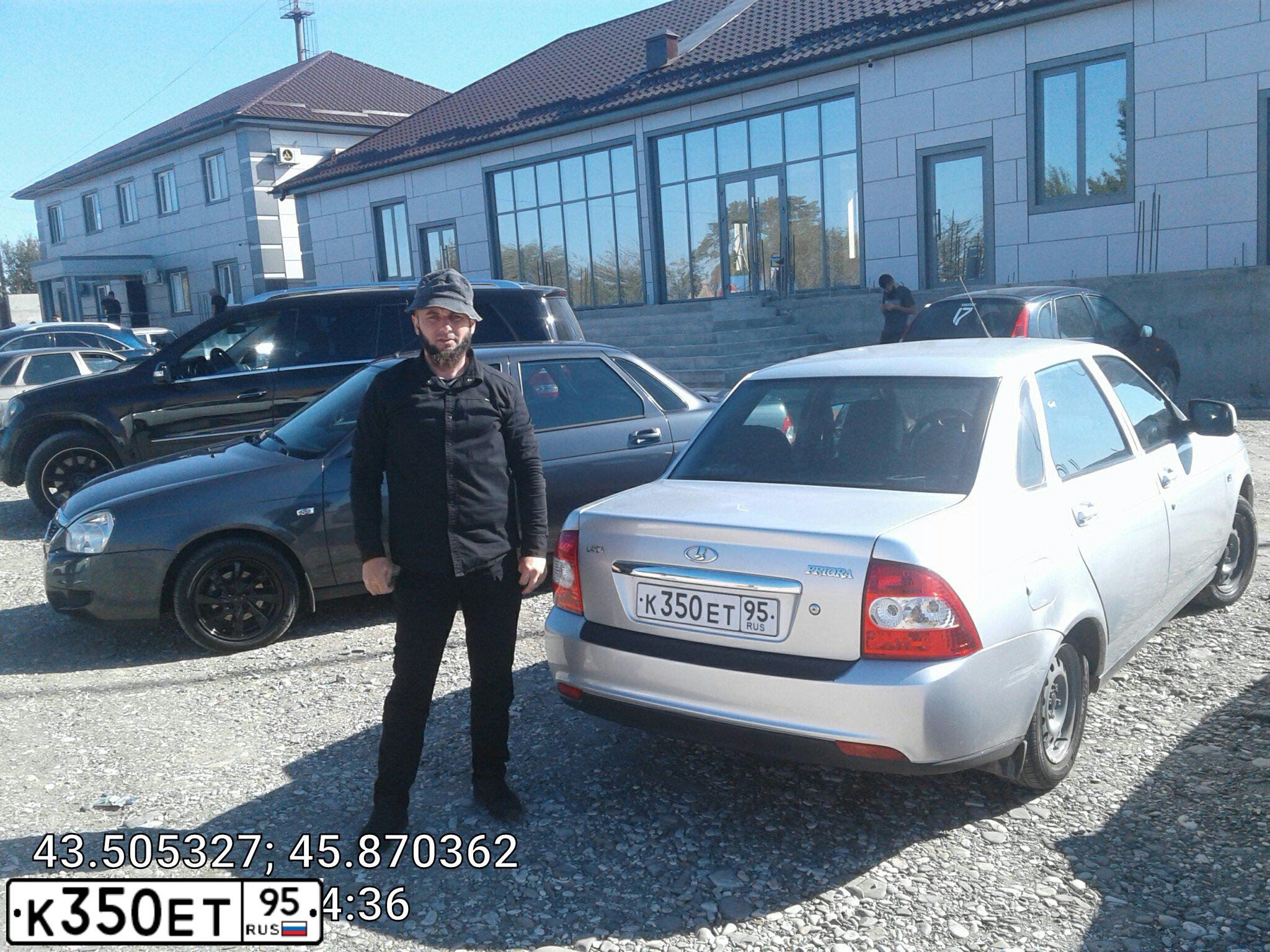 Фото автомобиля LADA 2170 PRIORA, 2010 — госномер К350ЕТ95. Цвет: СВЕТЛО-СЕРЕБРИСТЫЙ МЕТАЛЛ