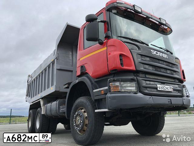 Фото автомобиля SCANIA SERIE P /6X6/, 2007 — госномер Е902СВ186. Цвет: Красный