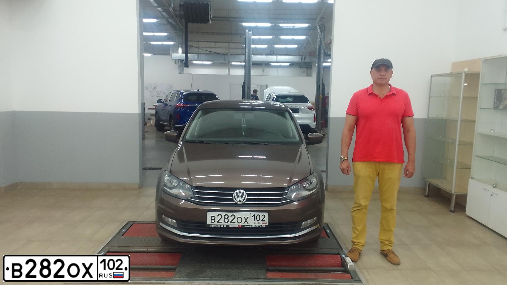Фото автомобиля LADA 1119 KALINA, 2008 — госномер В282ОХ702. Цвет: Серебристый
