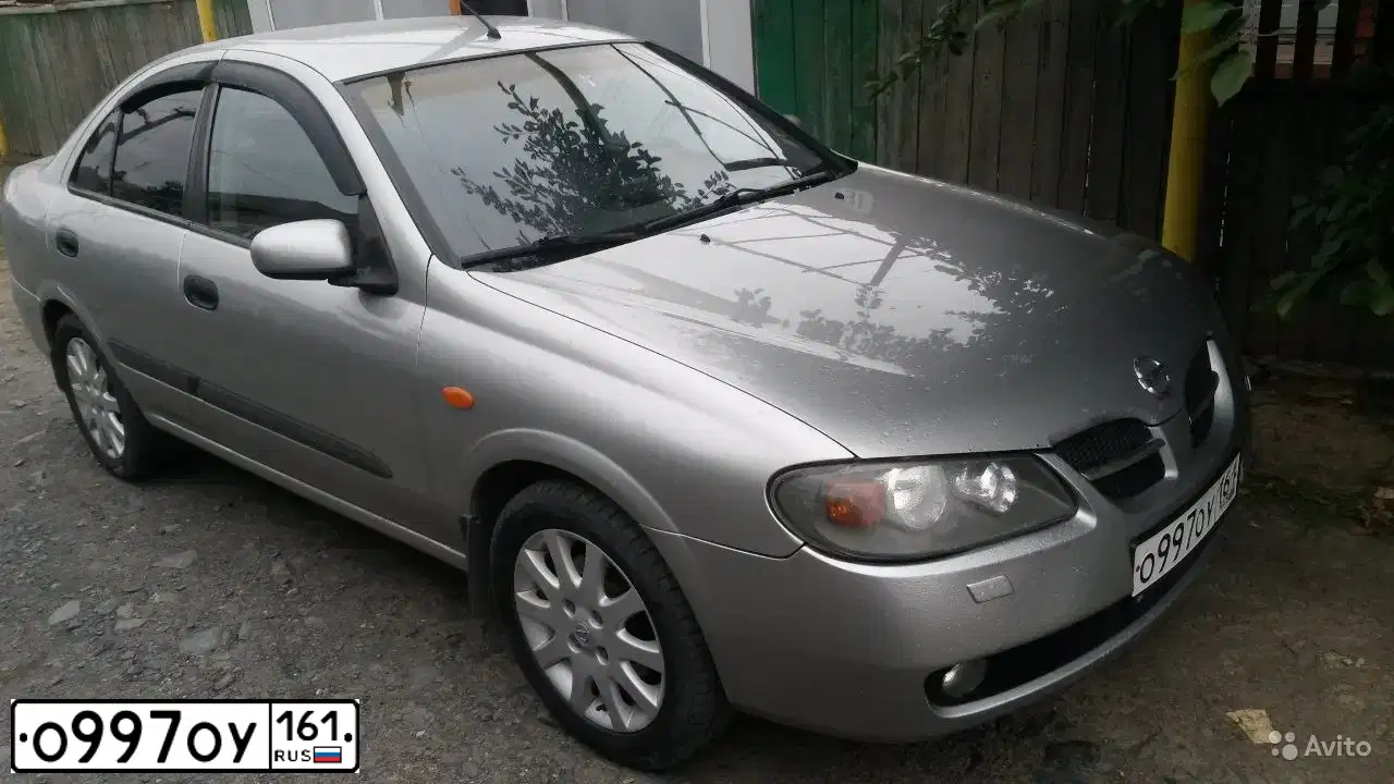 Фото автомобиля NISSAN ALMERA, 2005 — госномер Н938УК97. Цвет: СЕРЕБРИСТЫЙ