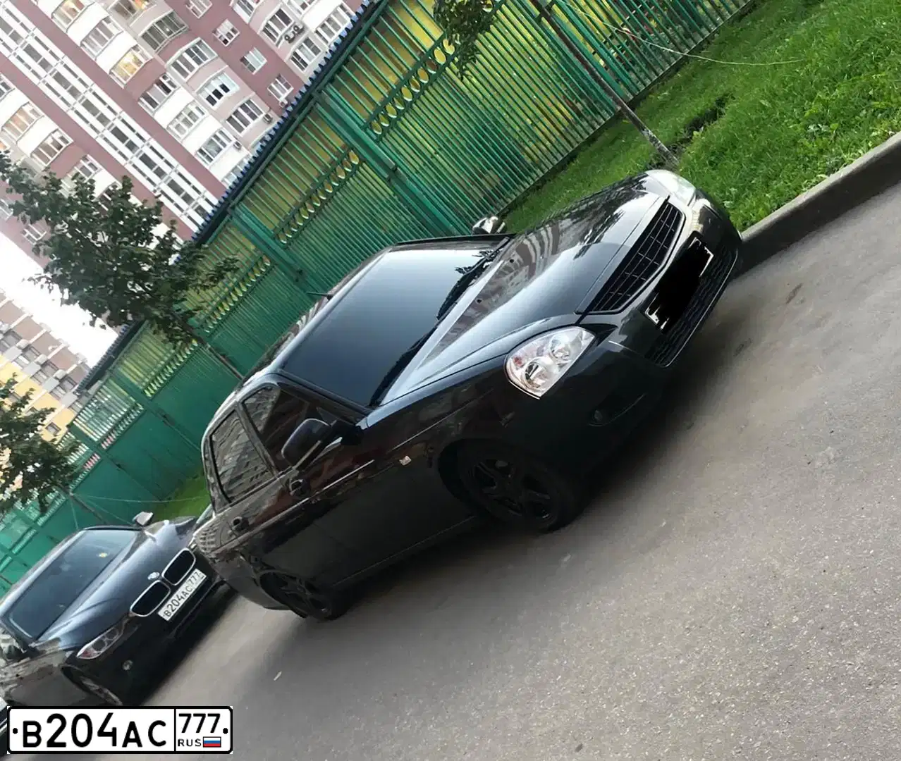Фото автомобиля BMW SERIE 3, 2013 — госномер В204АС777. Цвет: ЧЕРНЫЙ