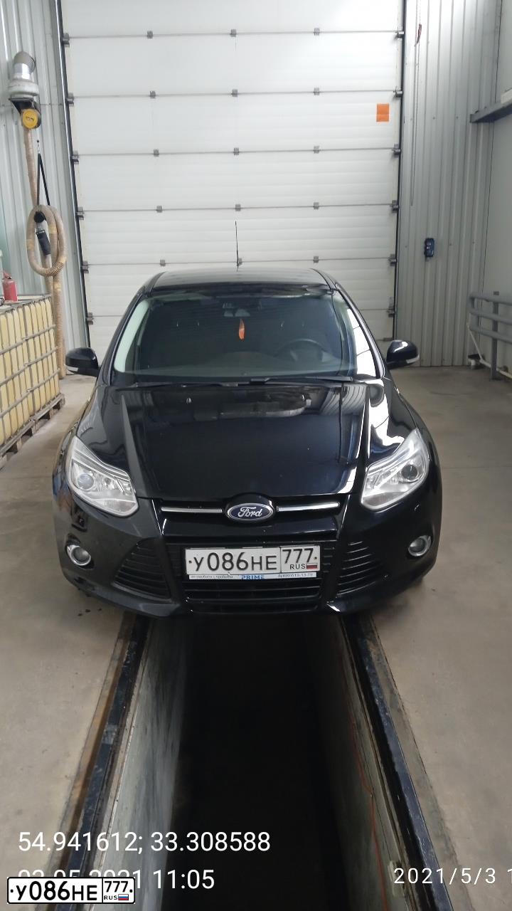 Фото автомобиля FORD FOCUS, 2014 — госномер О273НТ67. Цвет: ЧЕРНЫЙ